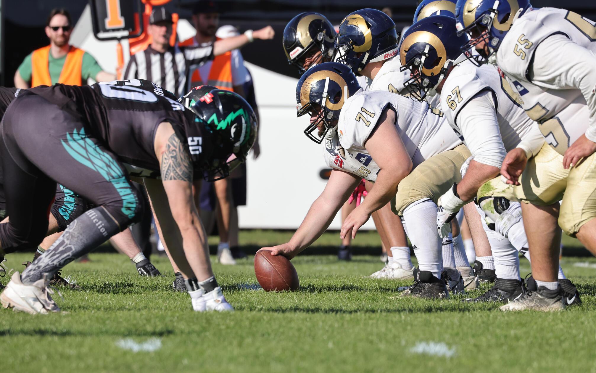 American Football Derby in Nürnberg: Rams gegen Hawks - die Bilder