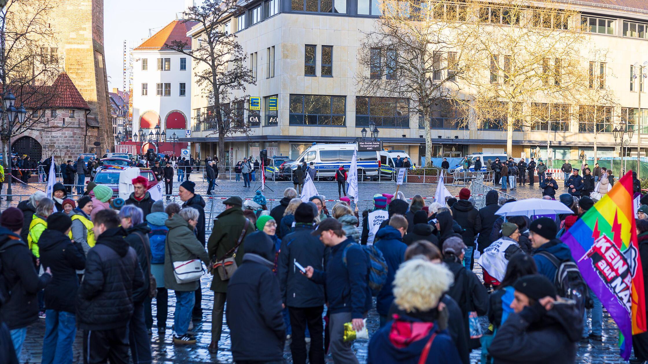 Montagsdemonstration von Team Menschenrechte und G
