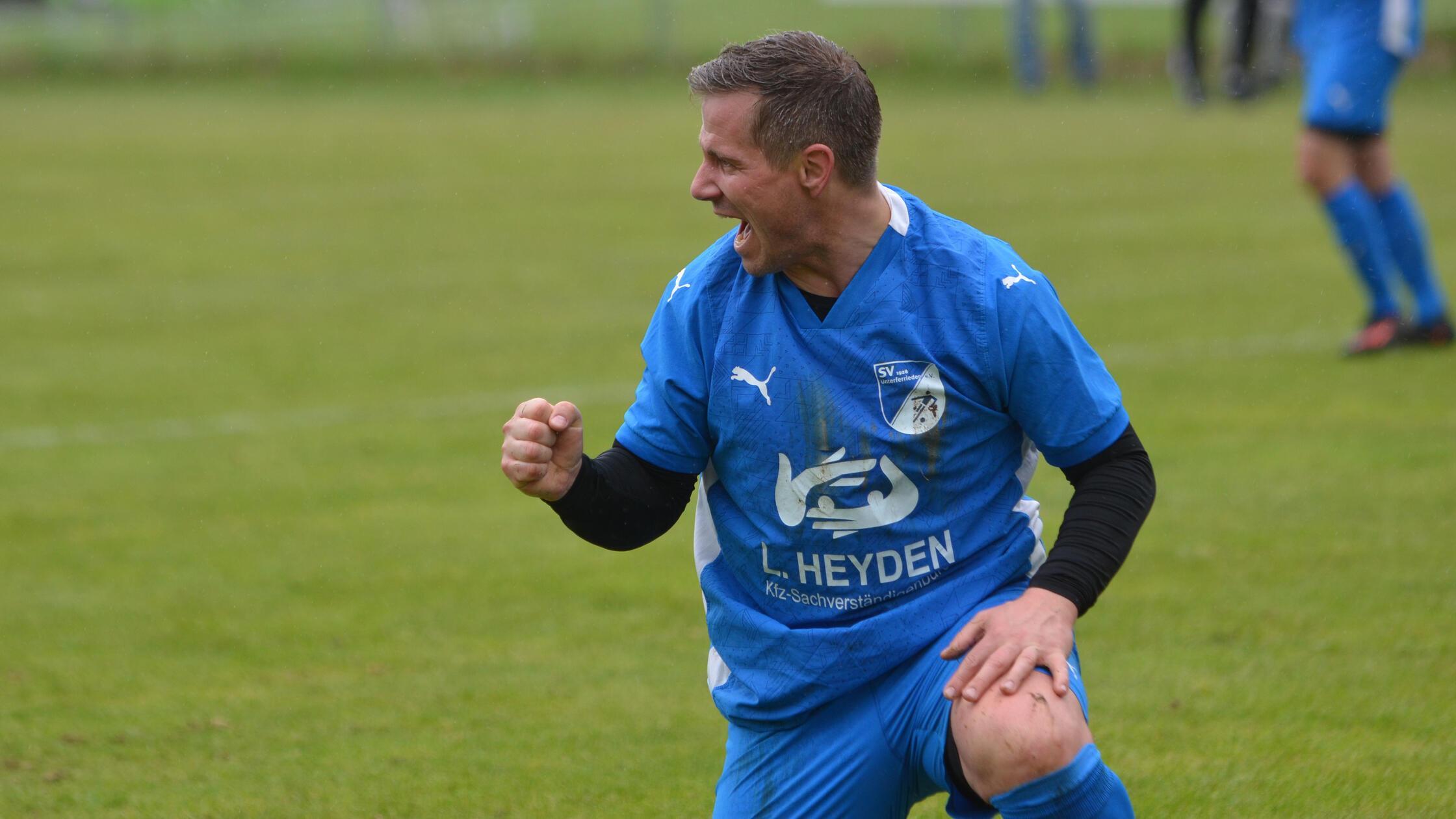 SV Unterferrieden gegen Moosbach Tor Stefan M?ller