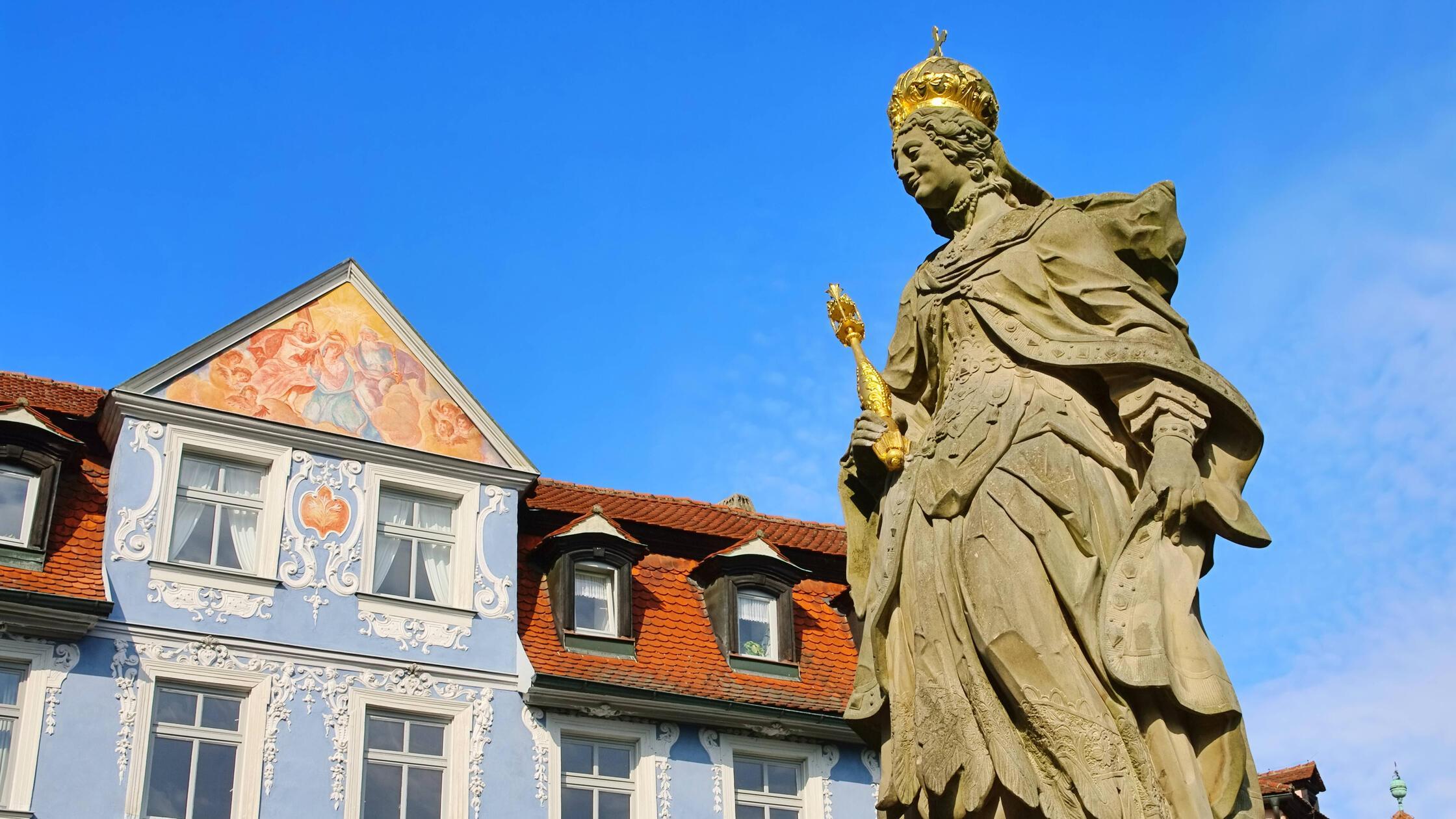 Statue Kaiserin Kunigunde in Bammberg