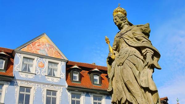 Statue Kaiserin Kunigunde in Bammberg