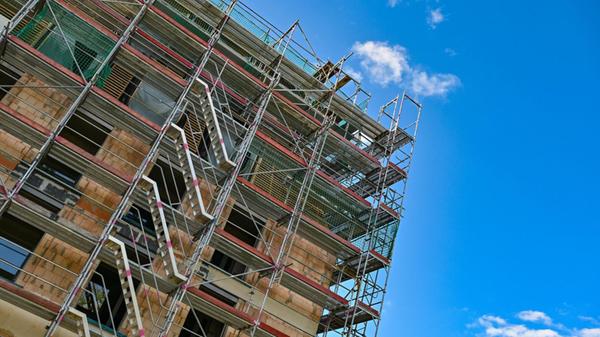 Baustelle in Brandenburg (zu dpa: «Immobilienpreis
