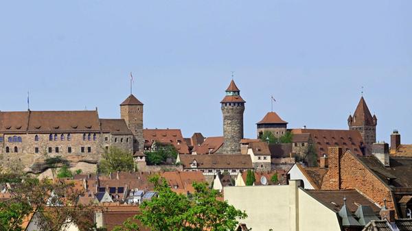 BLick auf die Nürnberger Kaiserburg