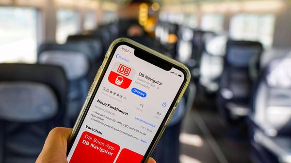 Reiseauskunft der Deutschen Bahn mit DB Navigator