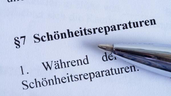 Mietvertrag Schönheitsreparaturen Mietvertrag Schö