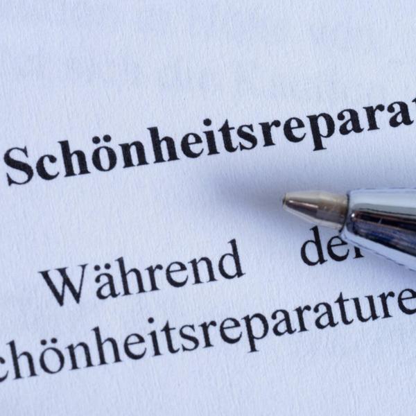 Mietvertrag Schönheitsreparaturen Mietvertrag Schö