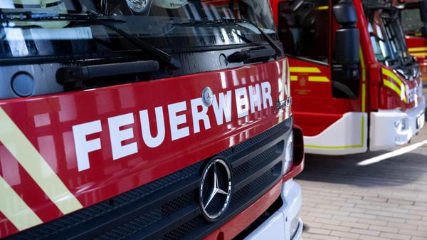 Ein Fahrzeug der Berufsfeuerwehr München mit der A