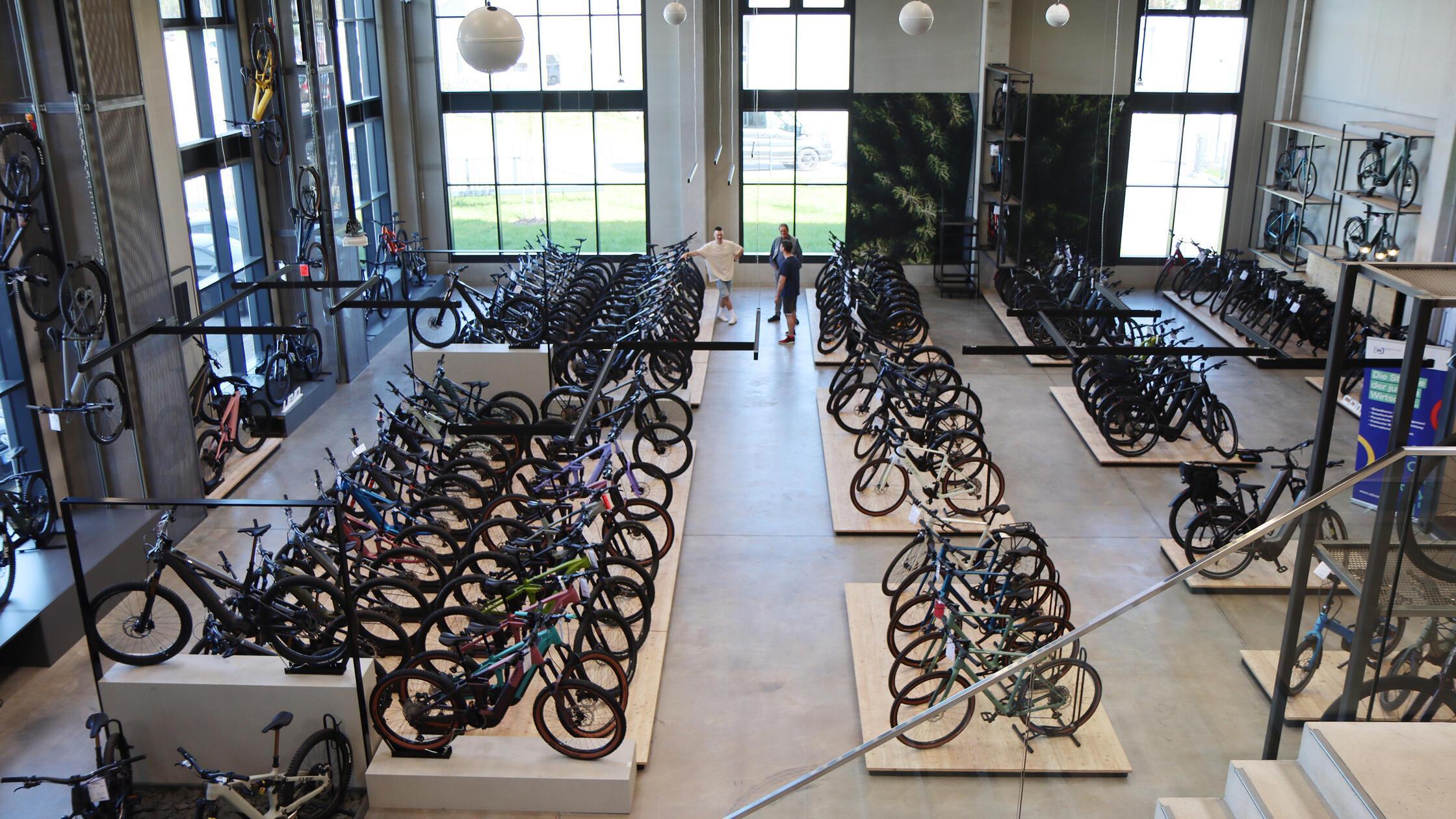 Der Showroom von Herobikes.