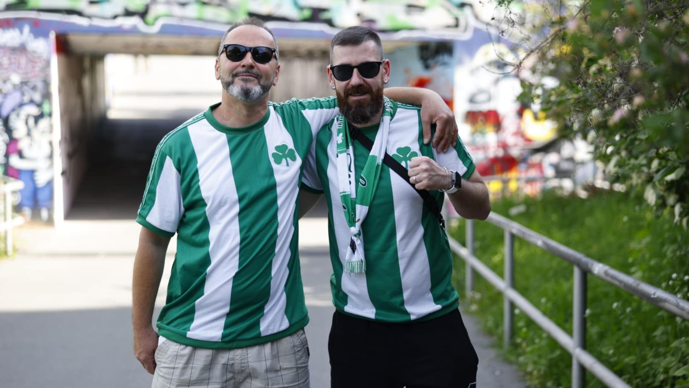Friedlich-schiedlich: Die Stimmung rund um das Frankenderby blieb weitgehend entspannt
