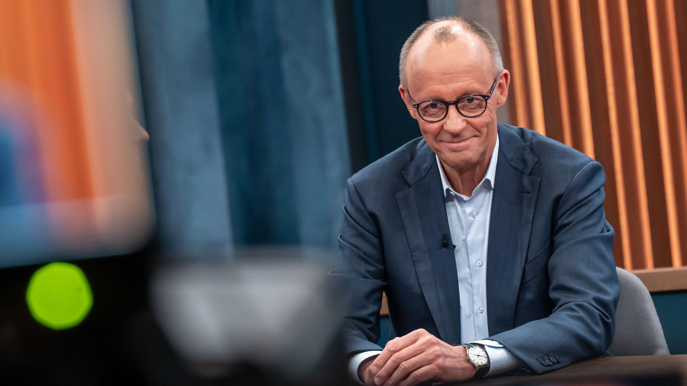 Bundeskanzler Friedrich Merz (CDU) während der Auf