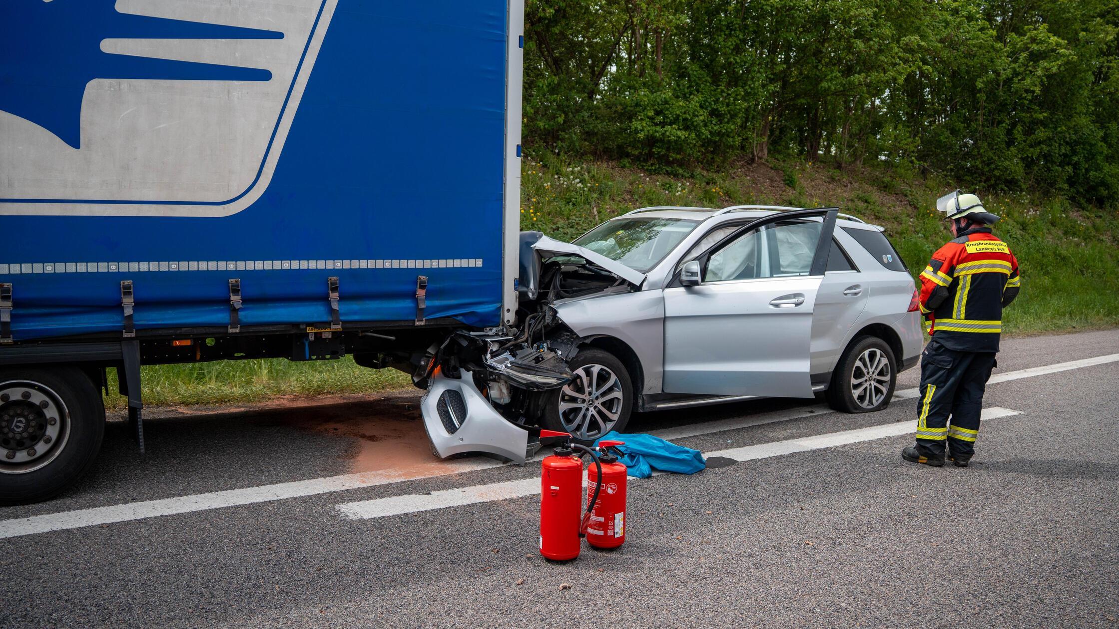 Auf der A9 zwischen Hilpoltstein und Greding&