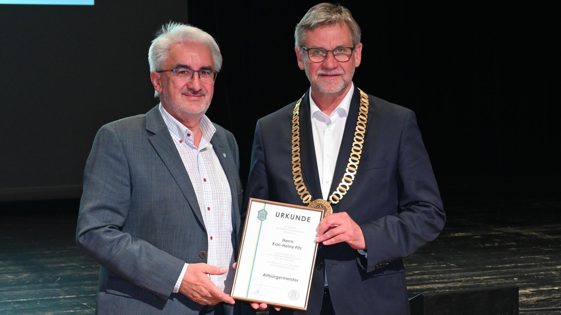 Gunzenhausen Fitz Altbürgermeister