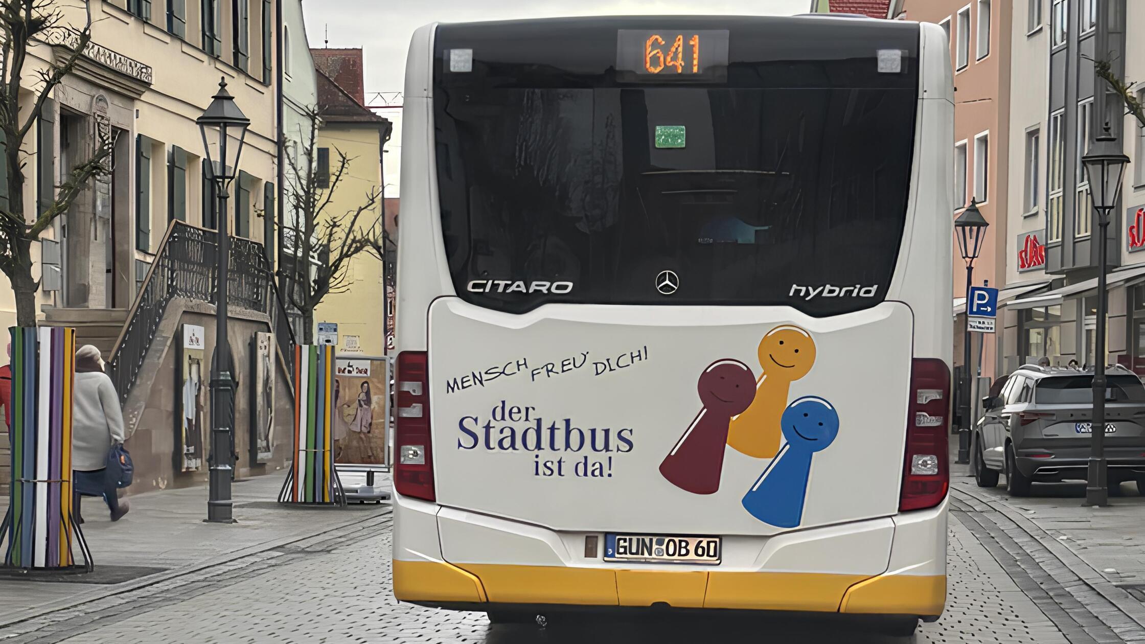 Gunzenhausen Stadtbus Bus Marktplatz