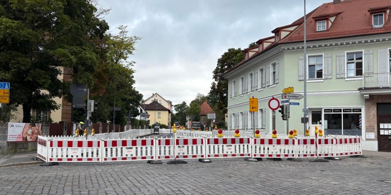Goldschlägerhof project in Schwabach starts with road closure