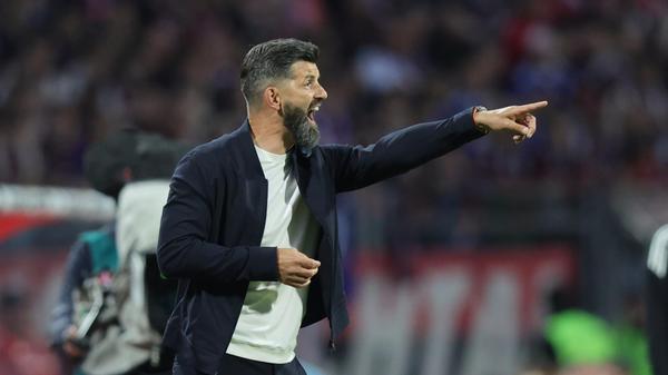 S04-Trainer Muslic hatte alle Hände voll zu tun. Seine Elf verpasste es in Person von Kenan Karaman, den schnellen Ausgleich zu besorgen.