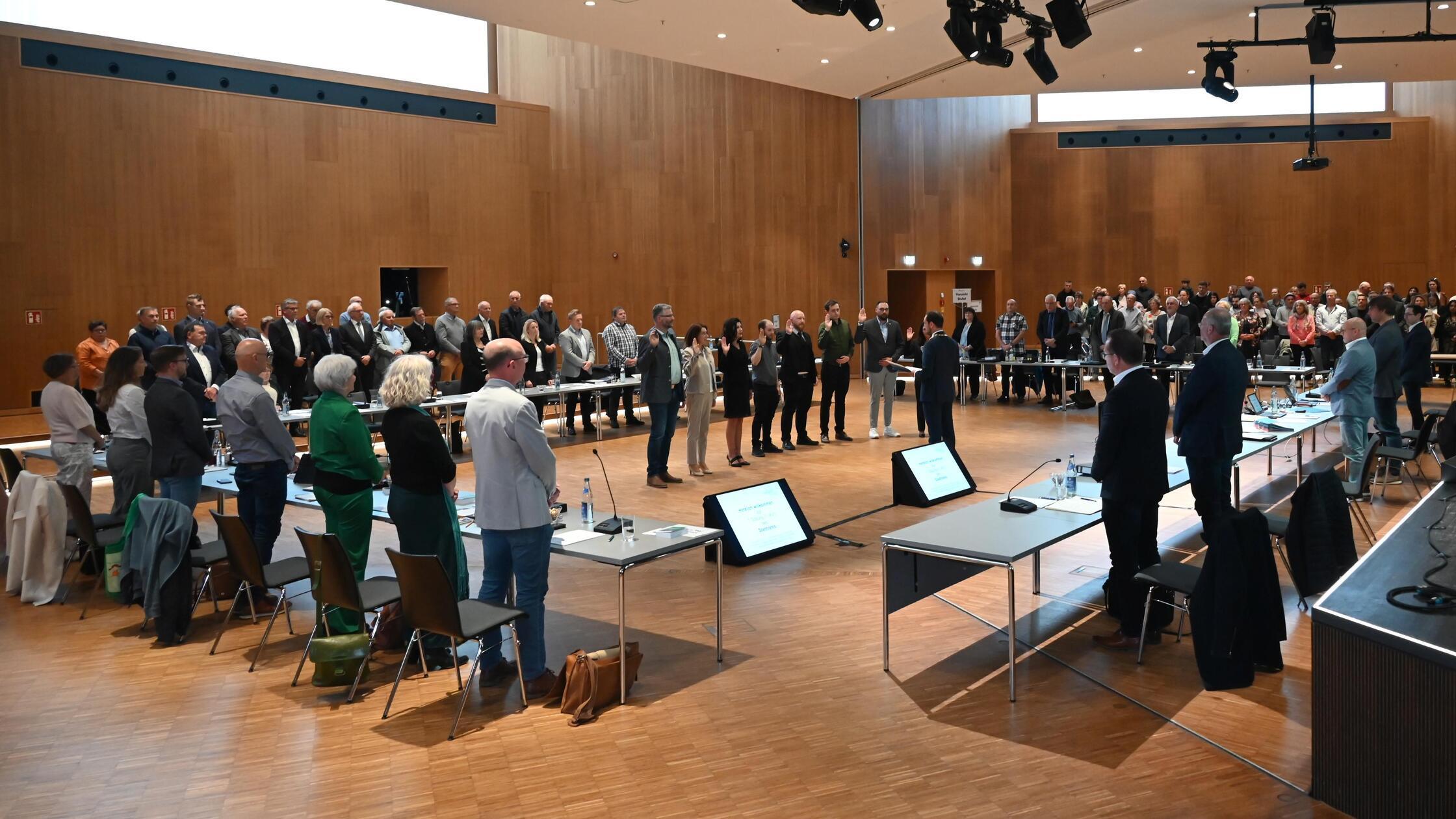 Gunzenhausen Stadtrat Vereidigung neue Mitglieder