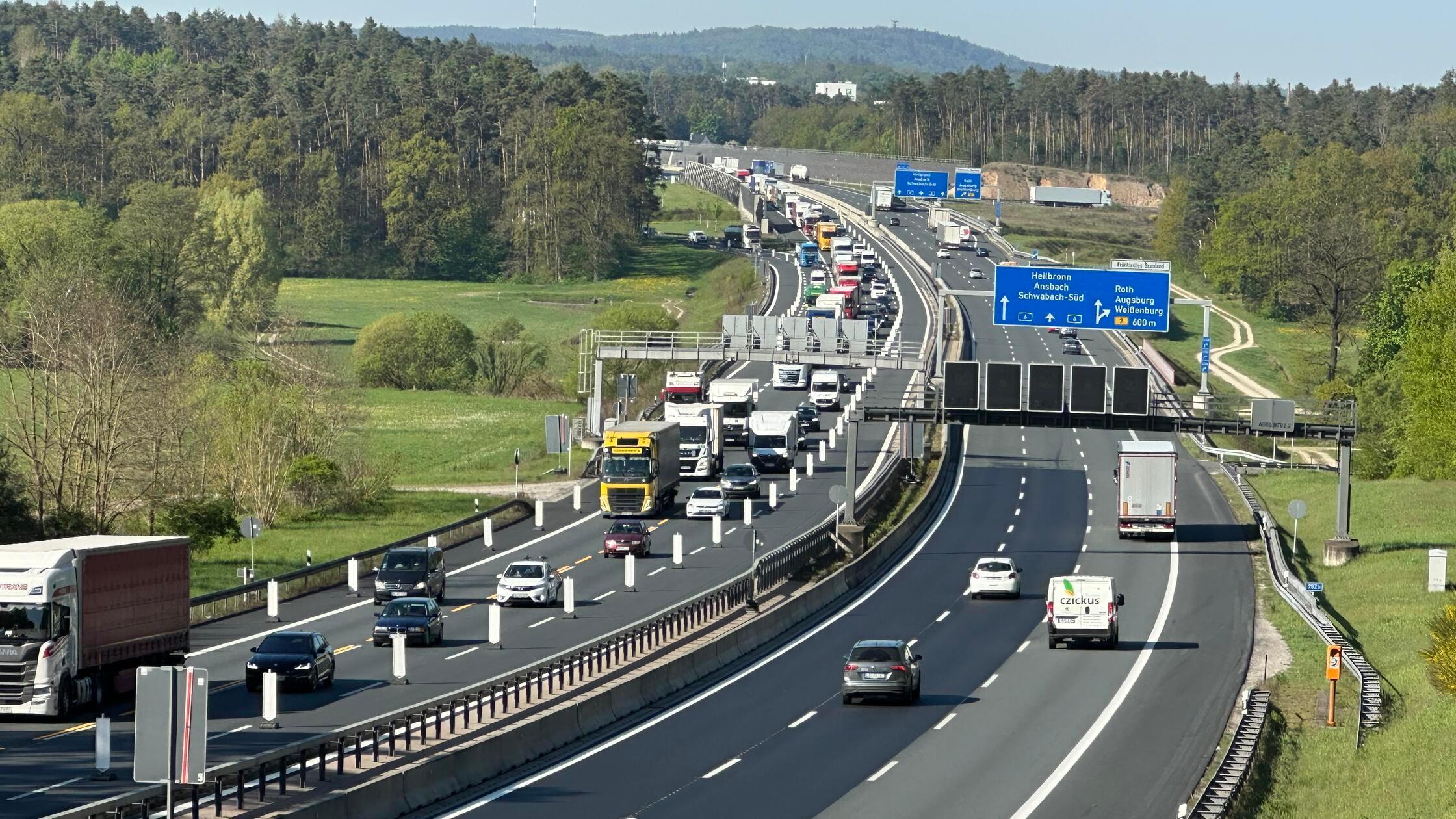 Symbolbild A6 Verkehr