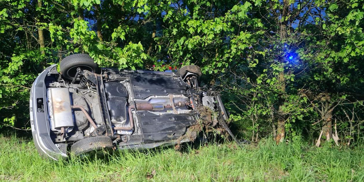 Speeding driver on the hard shoulder of the A6 near Alfeld: Journey ends ...