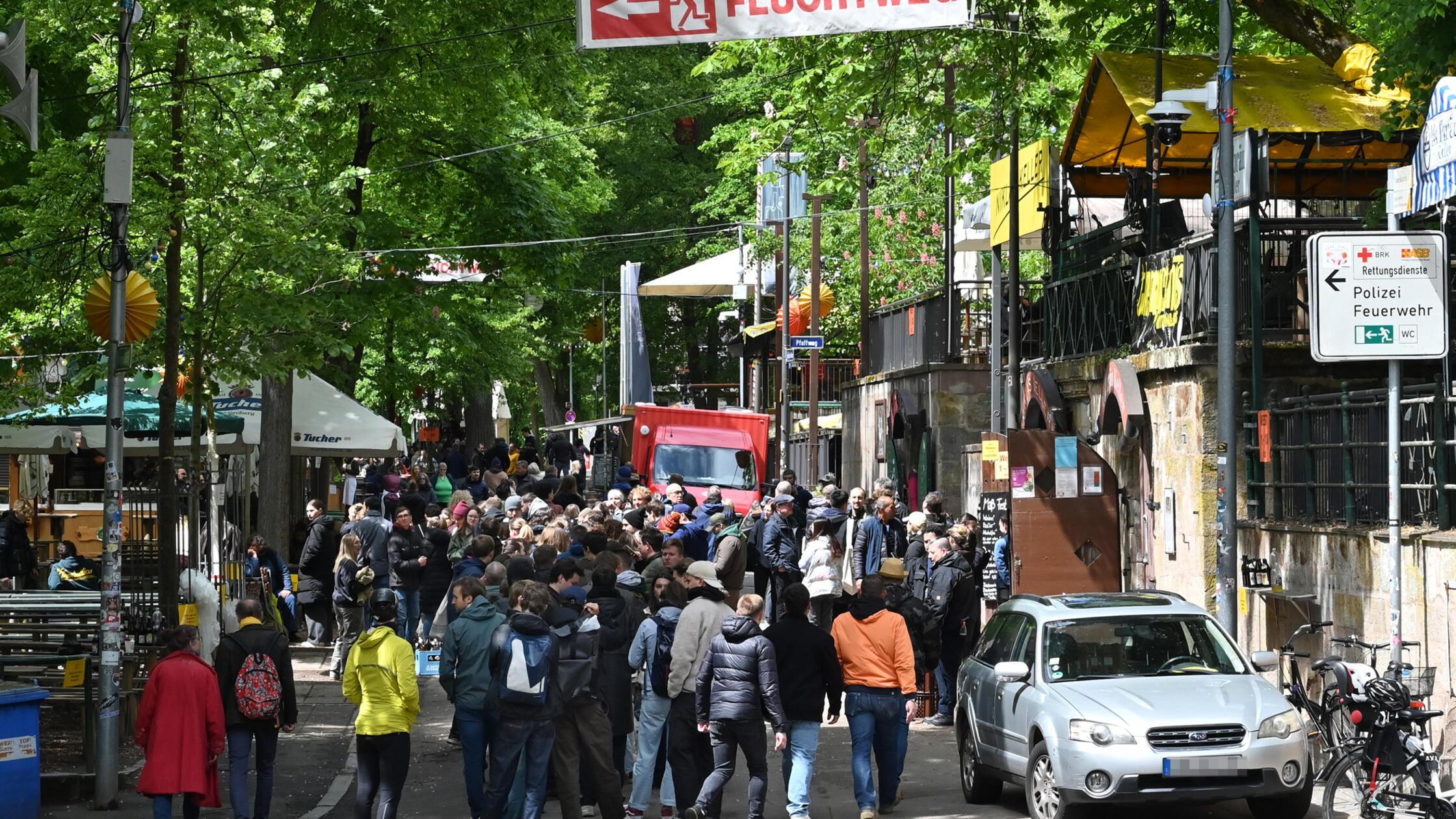 Am Vatertag herrschte auf dem Gelände der Erlanger