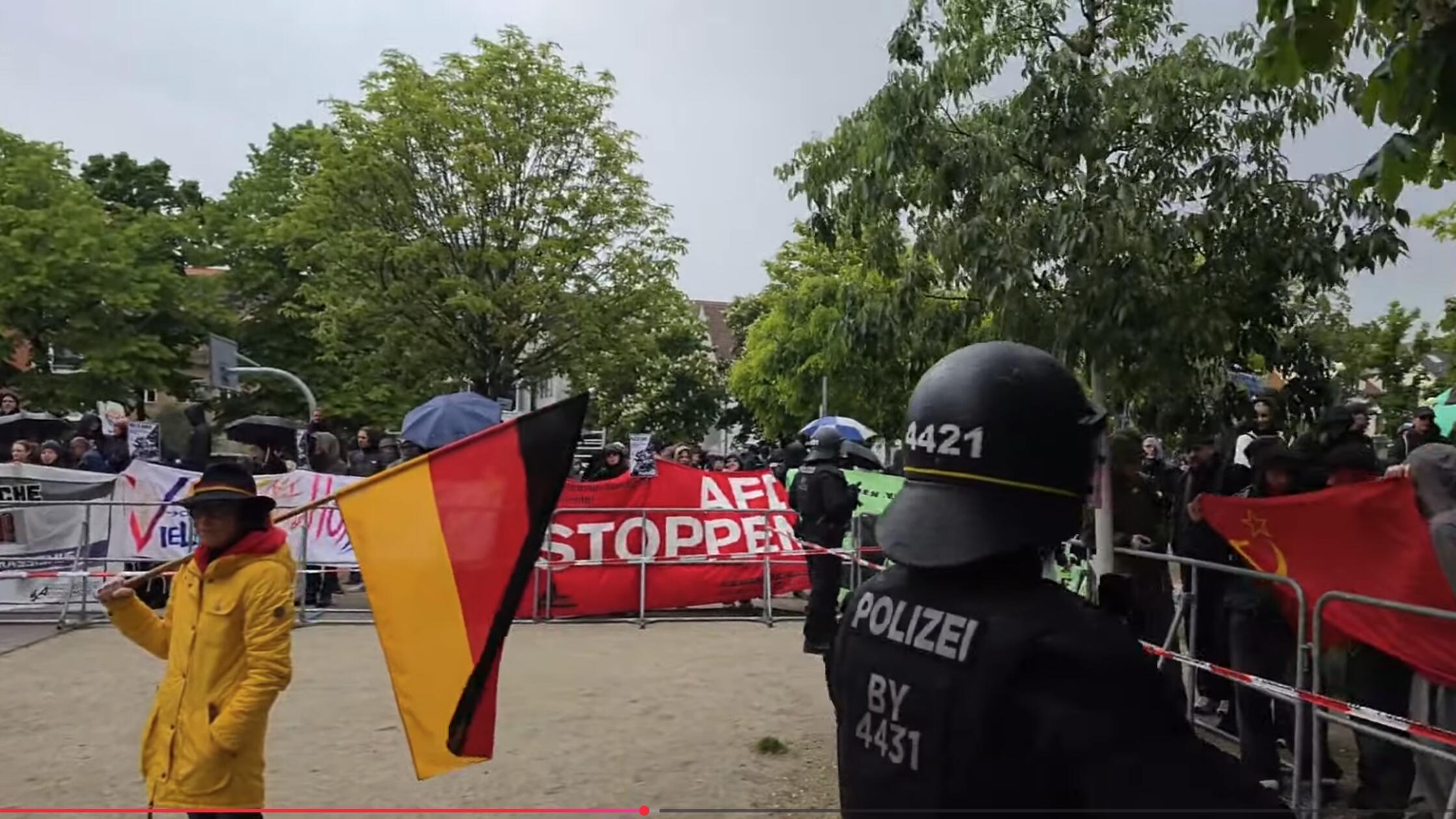 Rechte Kundgebung