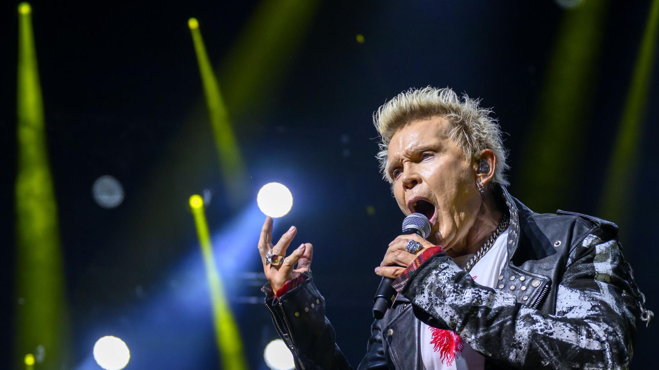 Billy Idol, britischer Sänger von Generation Sex, 