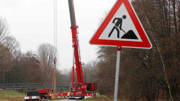 Lederersteg wird ausgetauscht