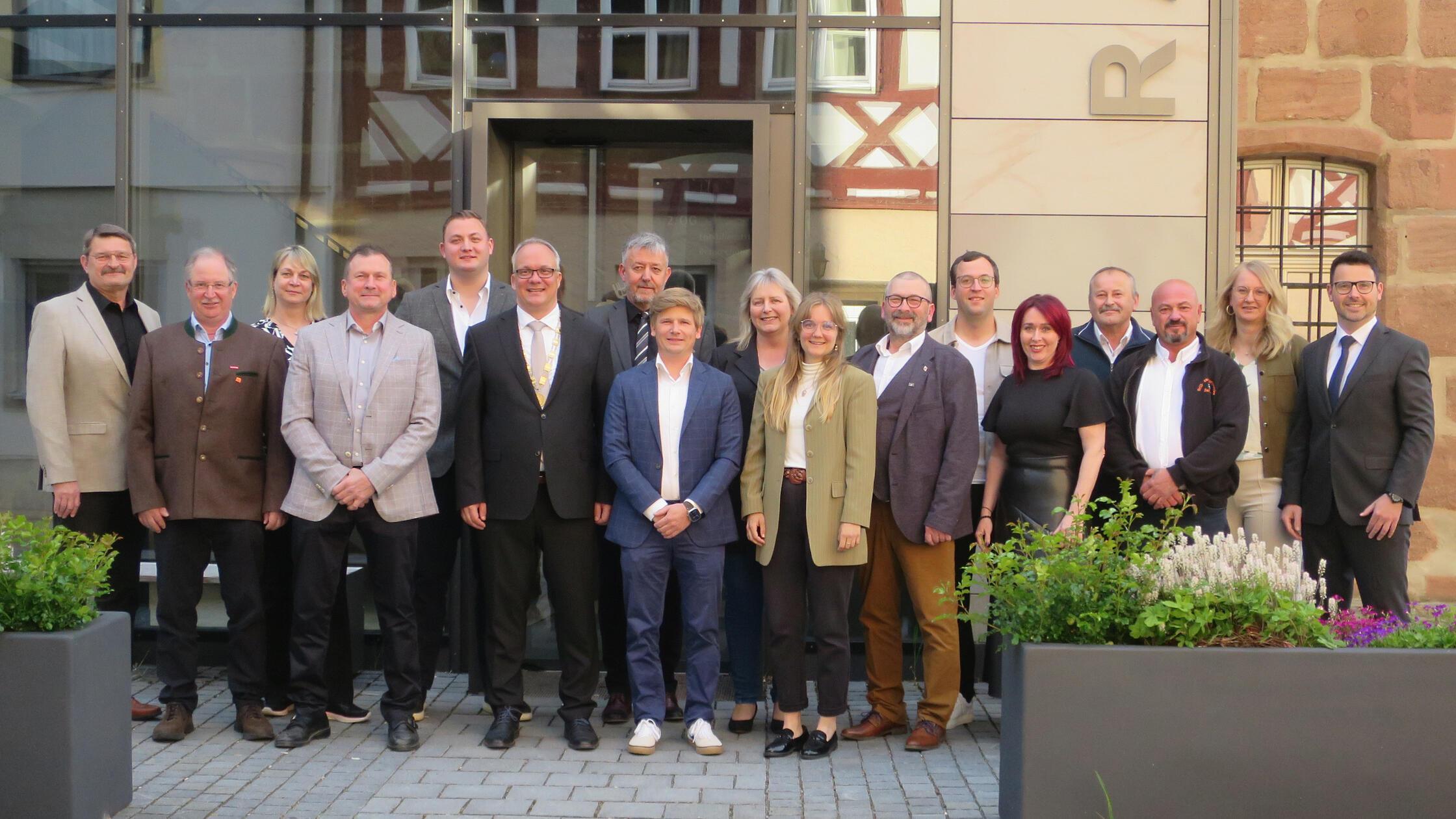 Der Heidecker Stadtrat zu Beginn seiner ersten Sit