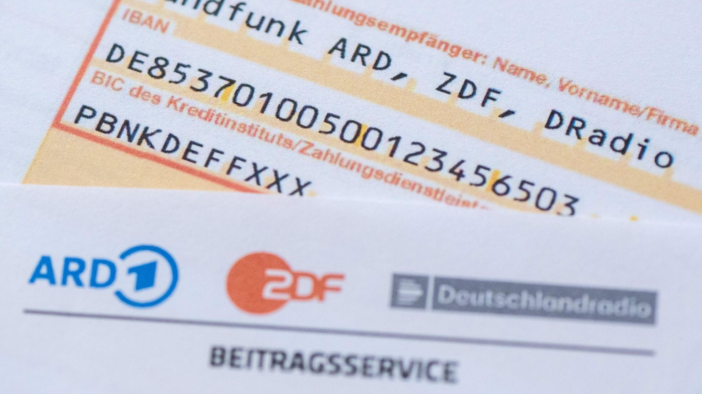 Der Rundfunkbeitrag liegt aktuell bei 18,36 Euro i