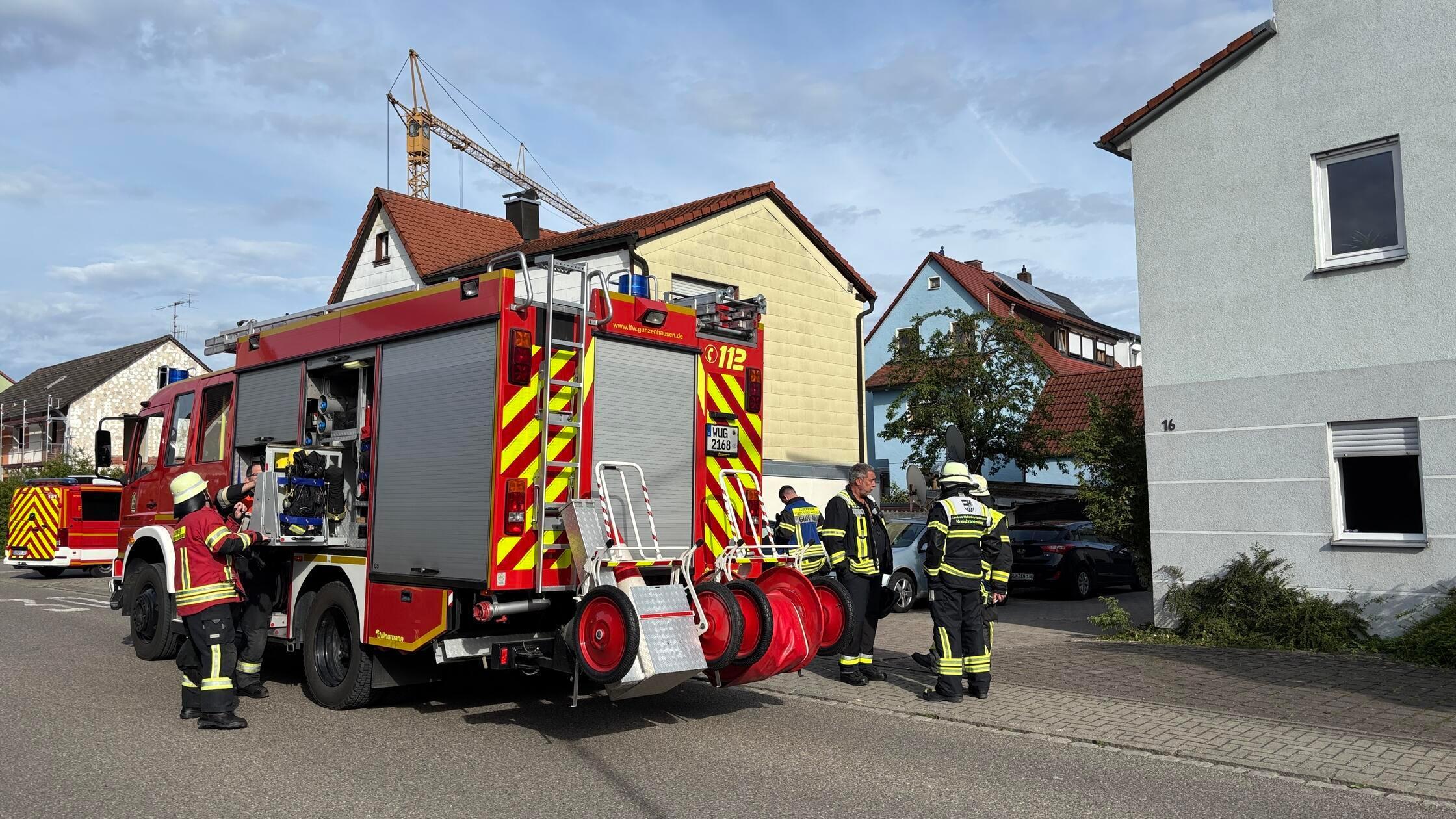 Feuerwehreinsatz Gunzenhausen Schmalespanstraße