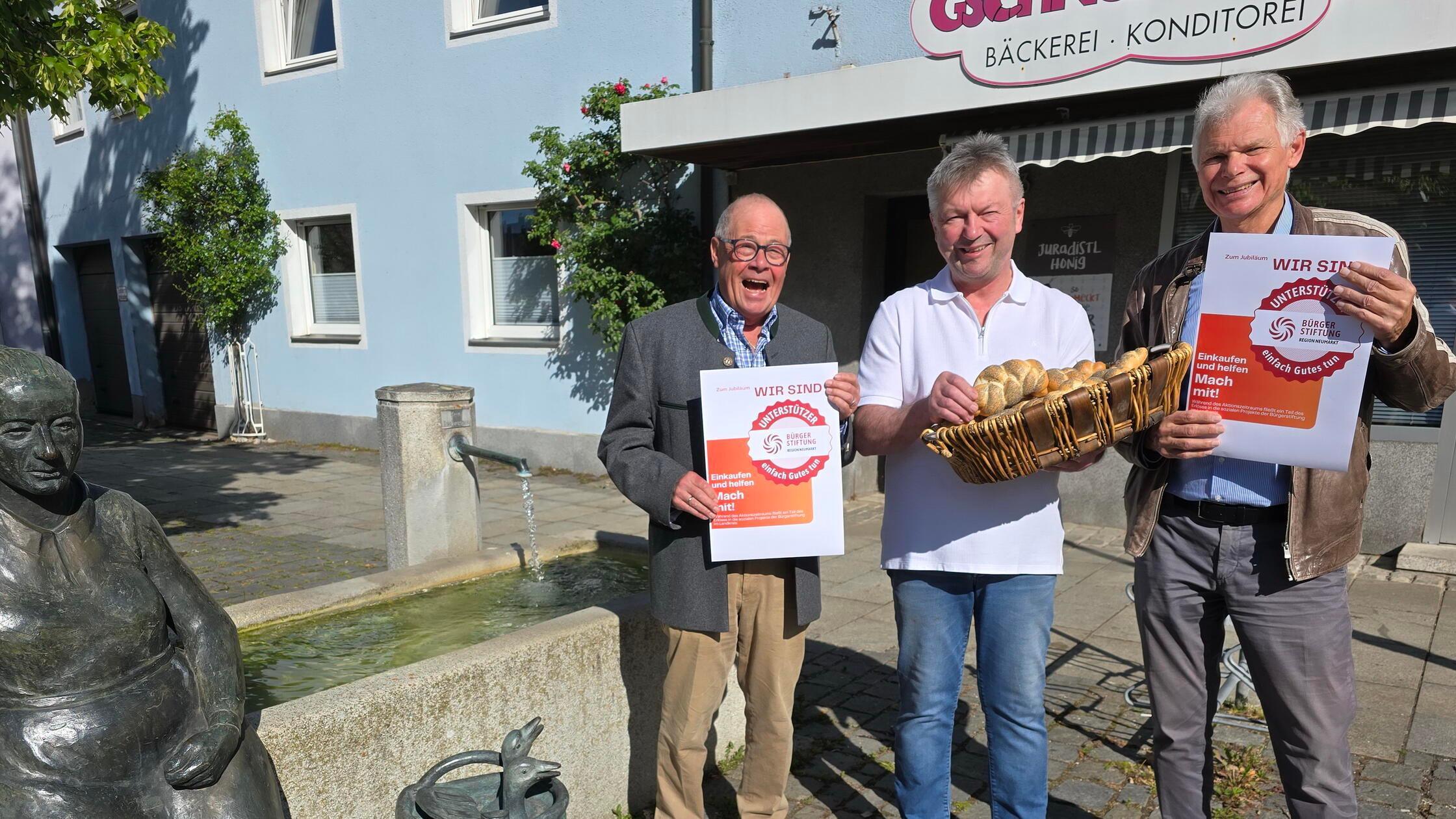 vlnr: Helmut Rauscher, Thomas Gschneidinger, Vorst
