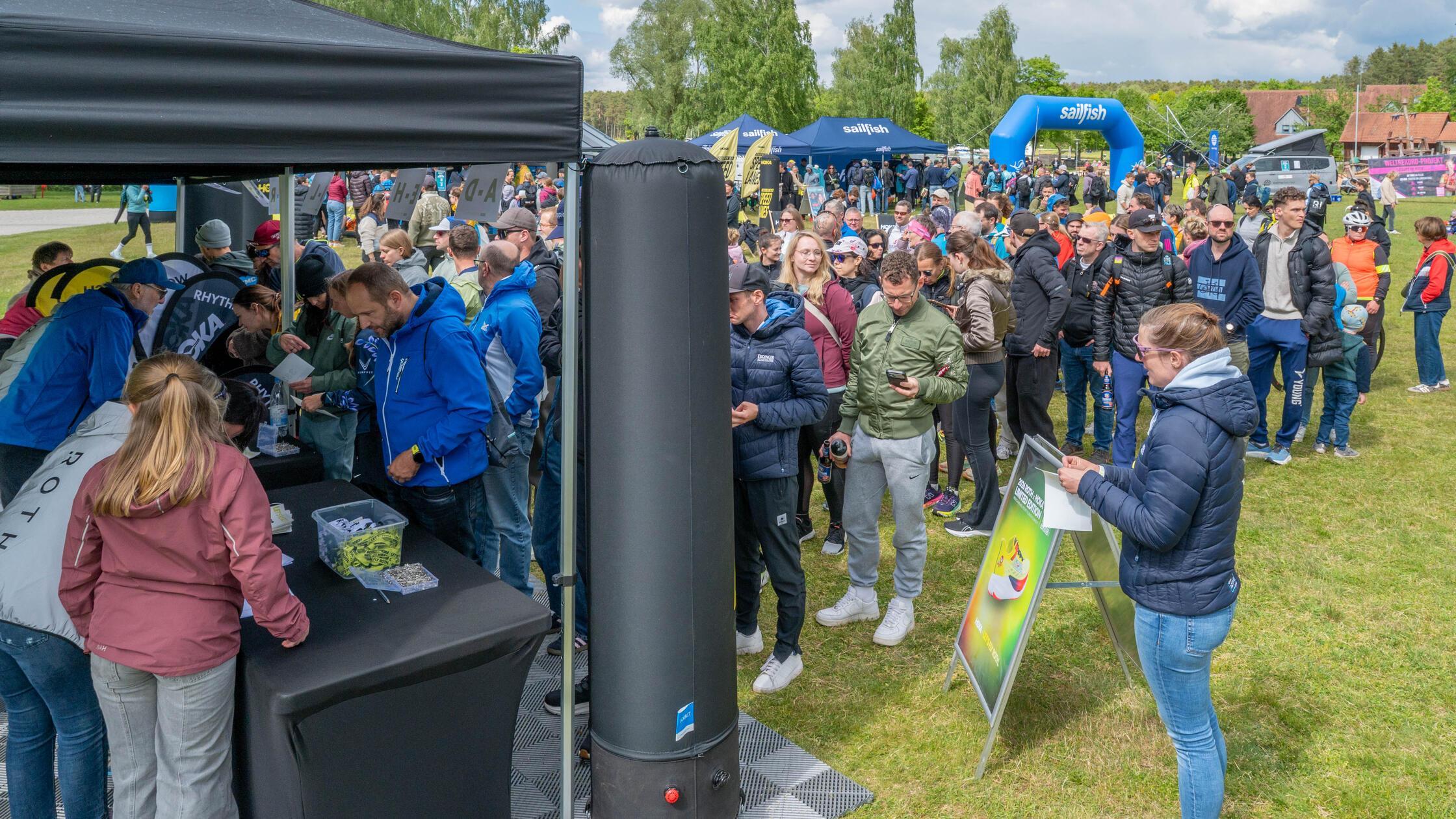 Großer Andrang trotz kühlem Maiwetter: Beim Roth S
