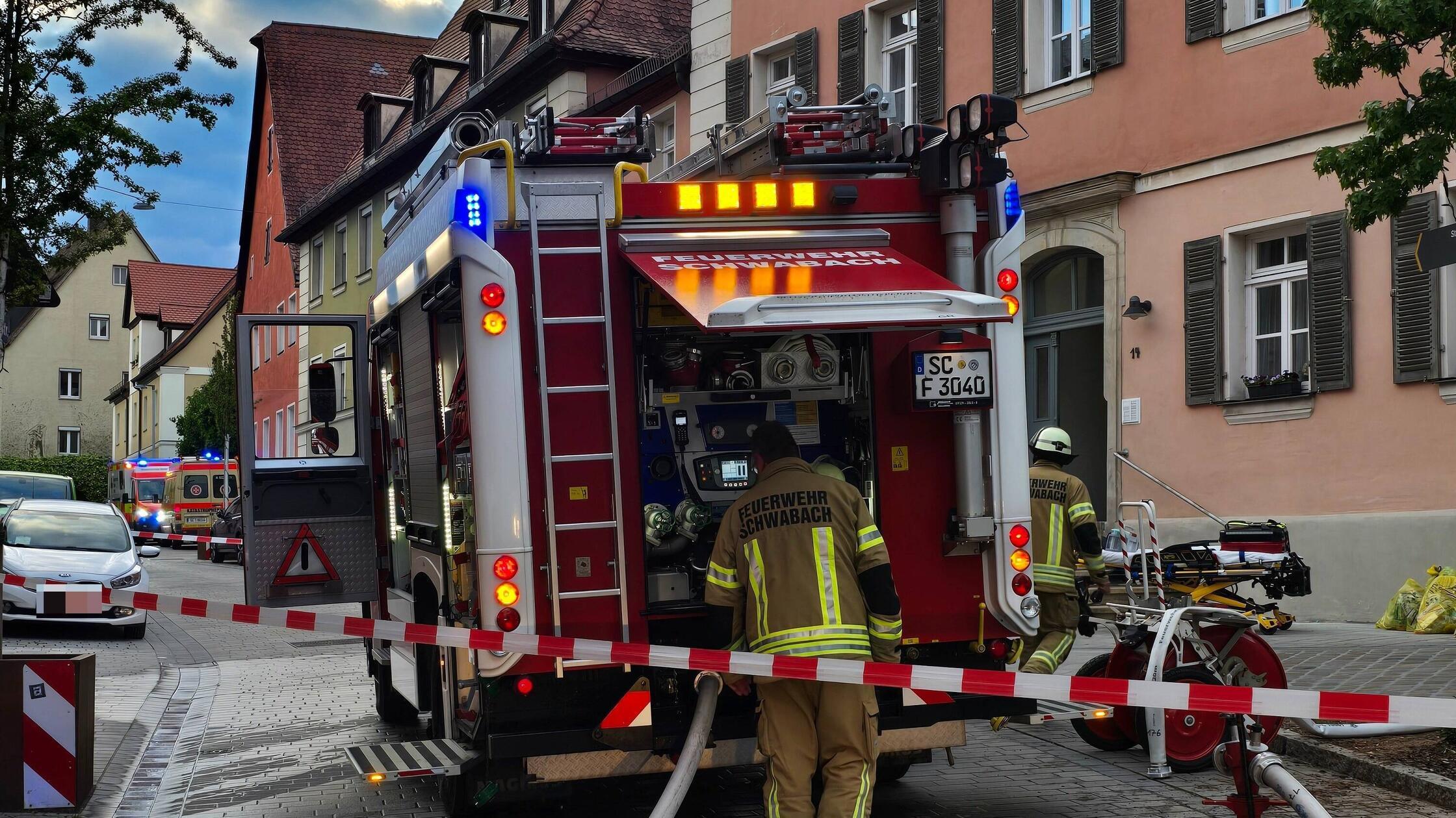 Brand Hördlertorstraße Schwabach