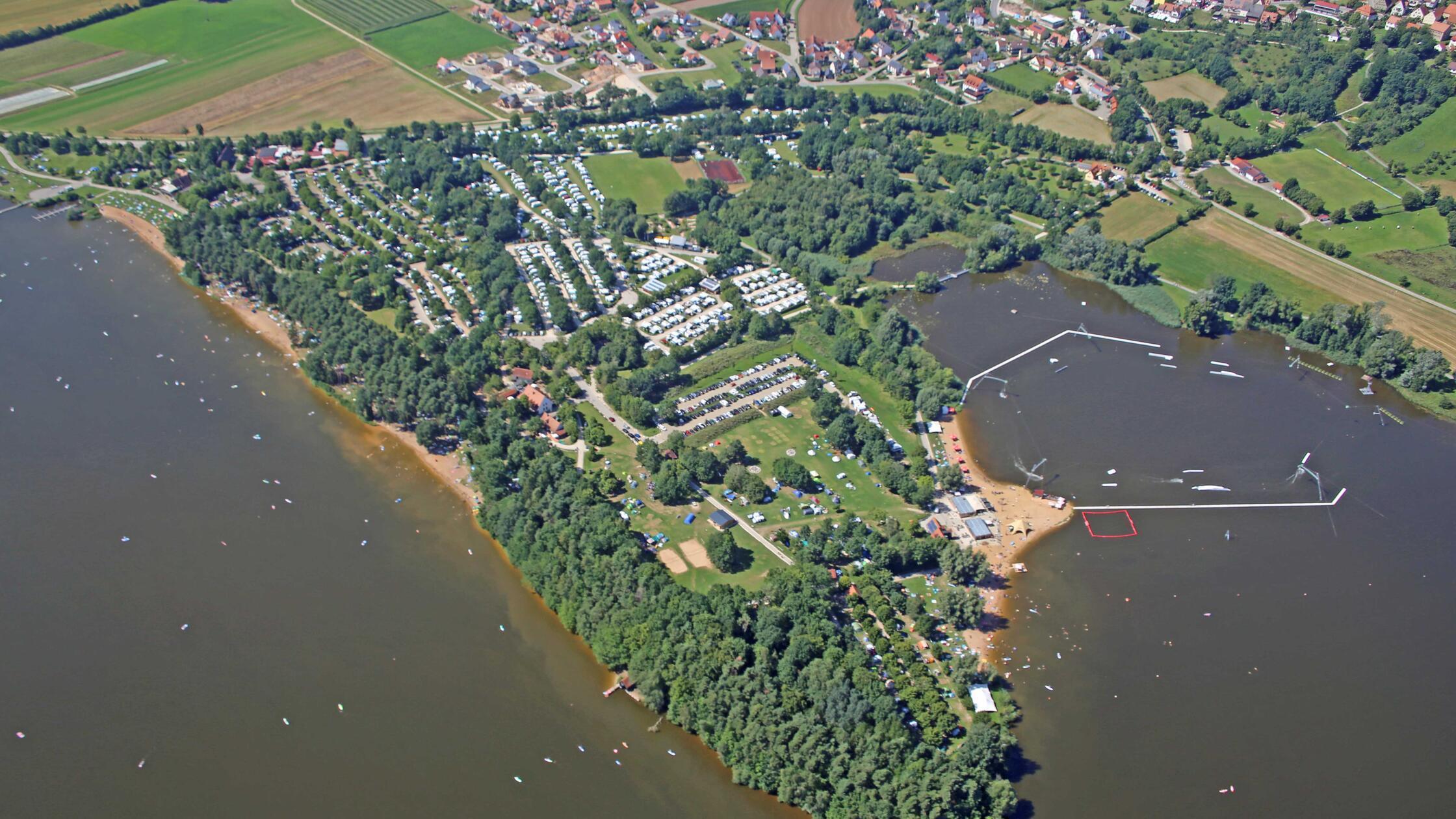 Badehalbinsel Absberg Kleiner Brombachsee