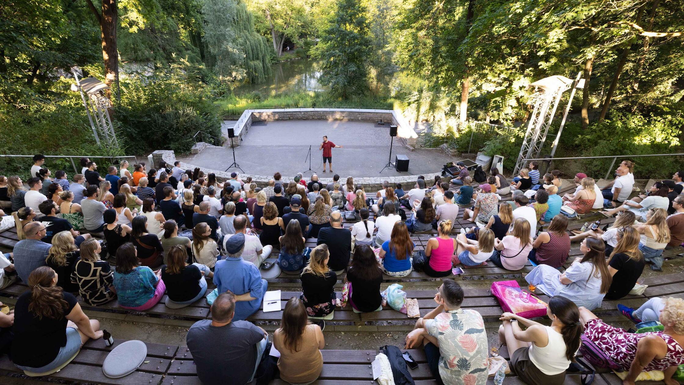 Comedy Cuvée auf der Freilichtbühne im Stadtpark