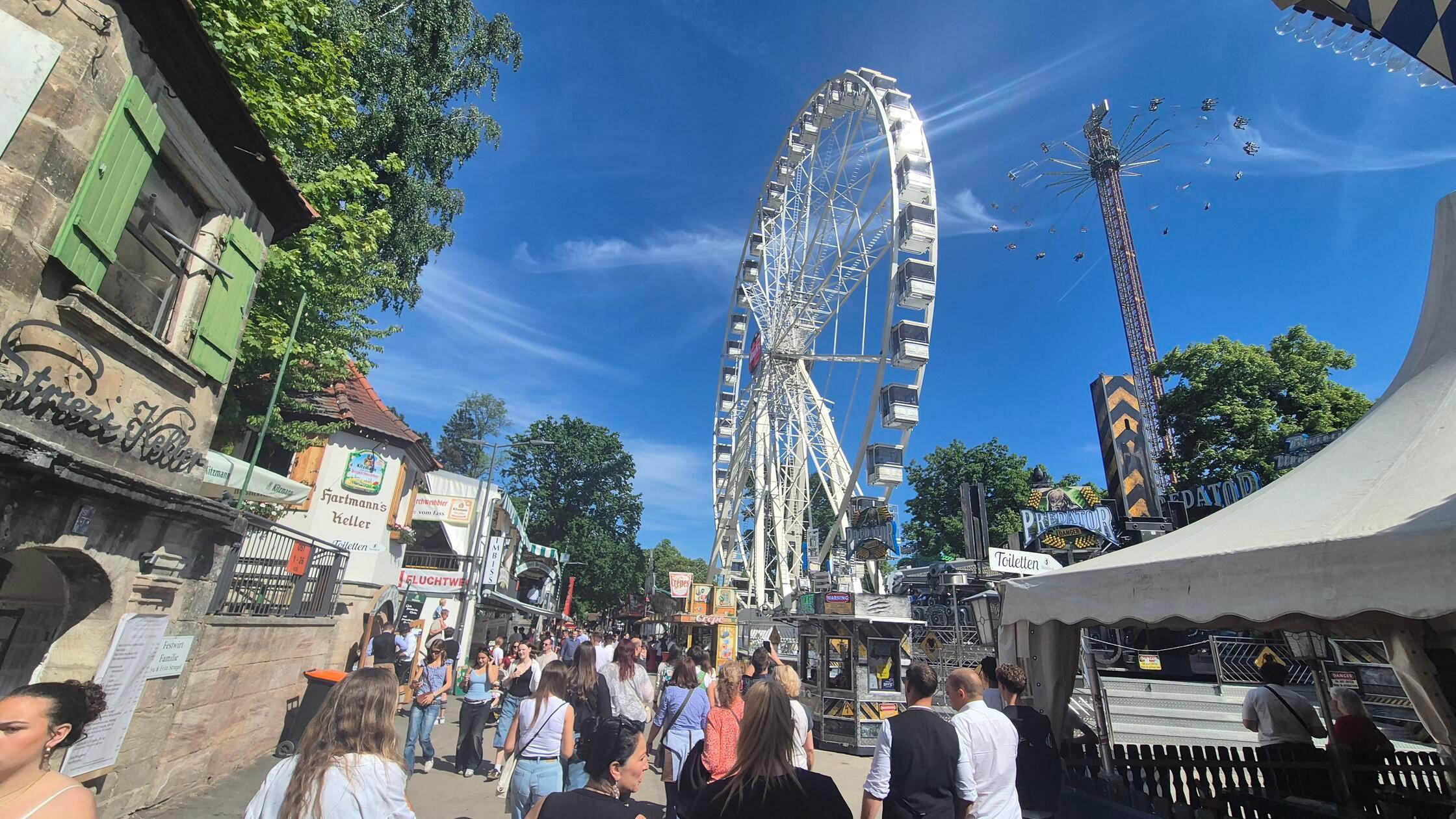 Riesenrad Erlanger Bergkirchweih