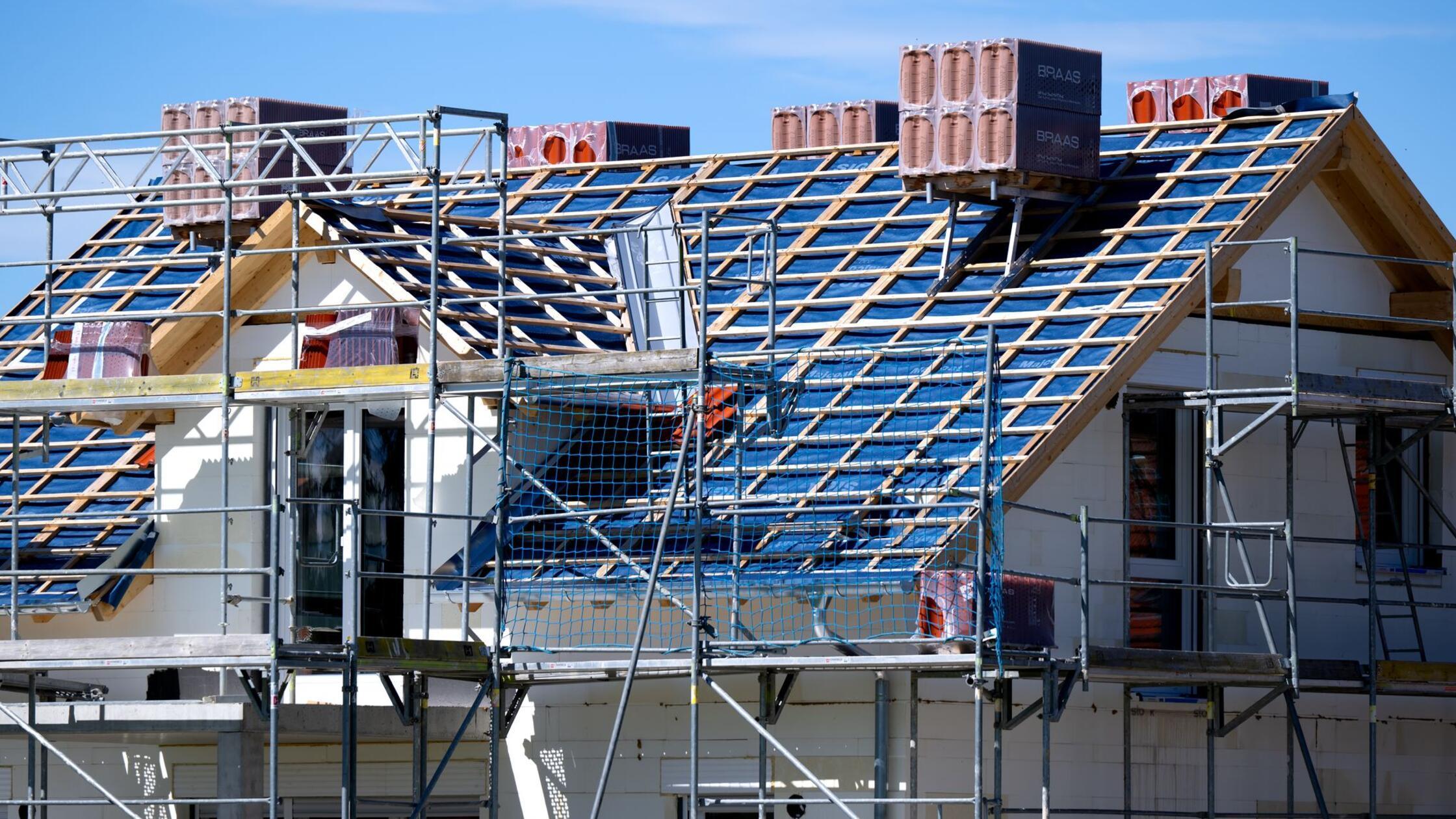 Eine Baustelle im oberbayerischen Schäftlarn. Baye