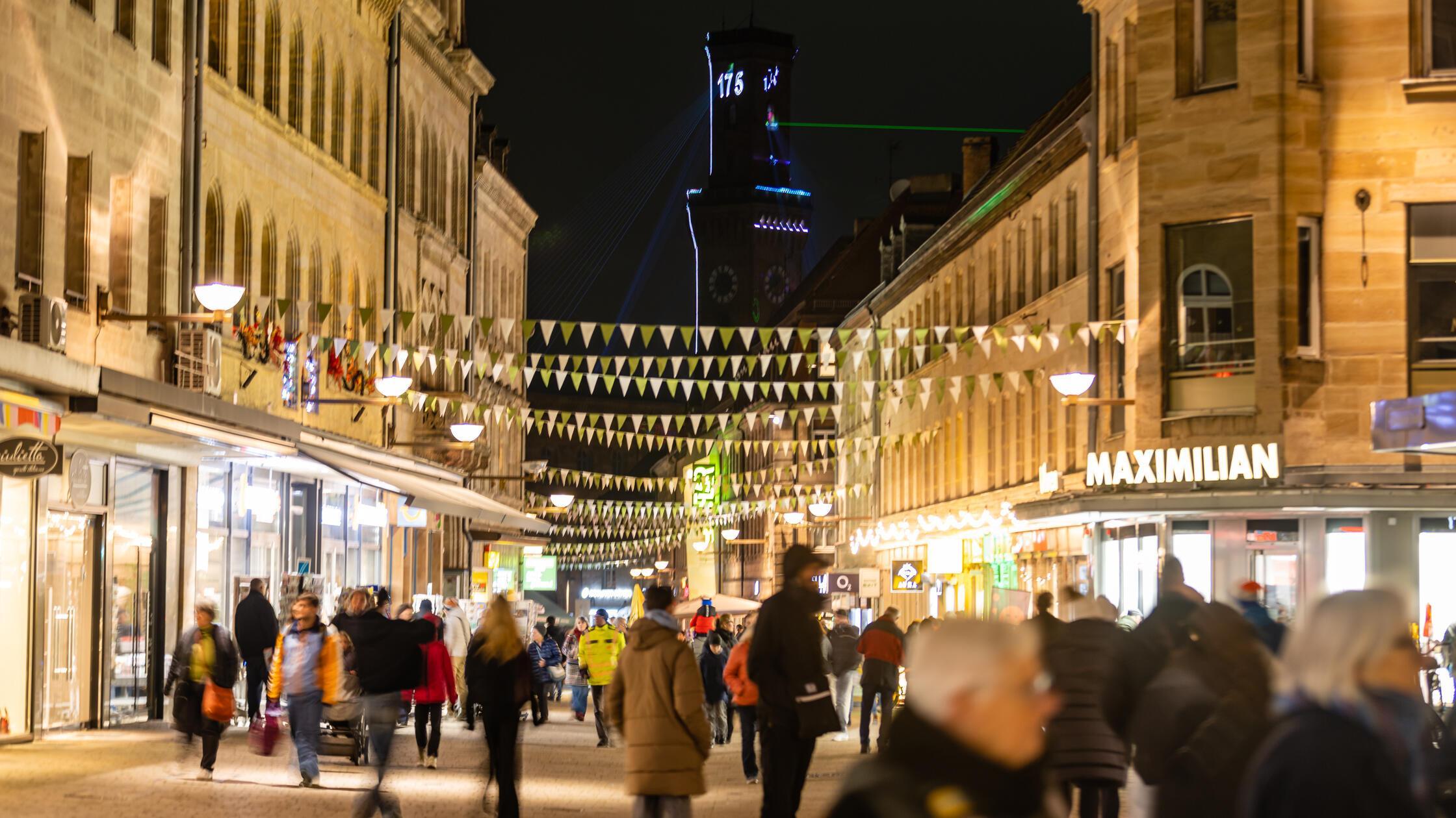 Die Stadt Fürth verwandelt sich am Freitag und Sam