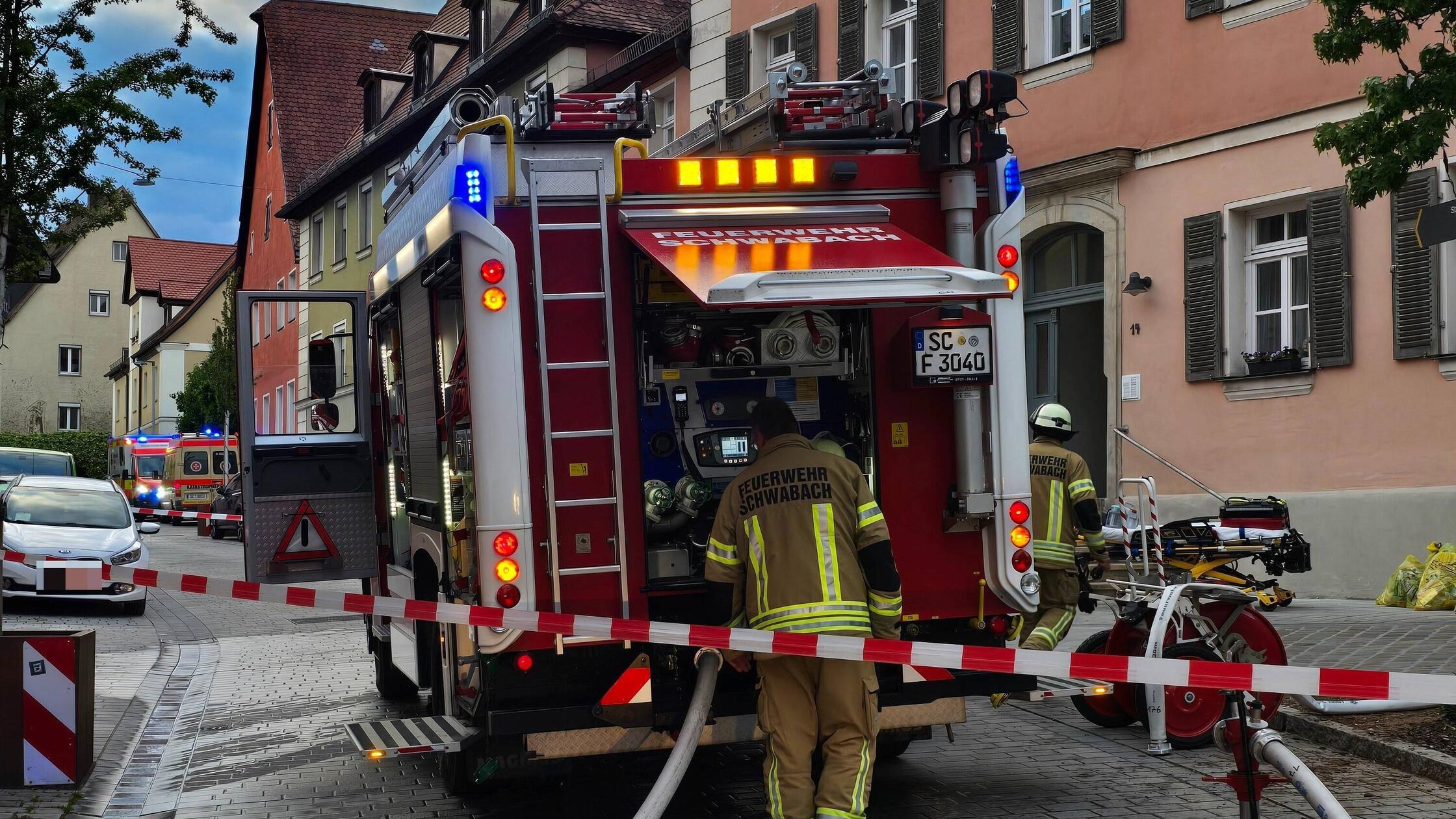 Brand Hördlertorstraße Schwabach