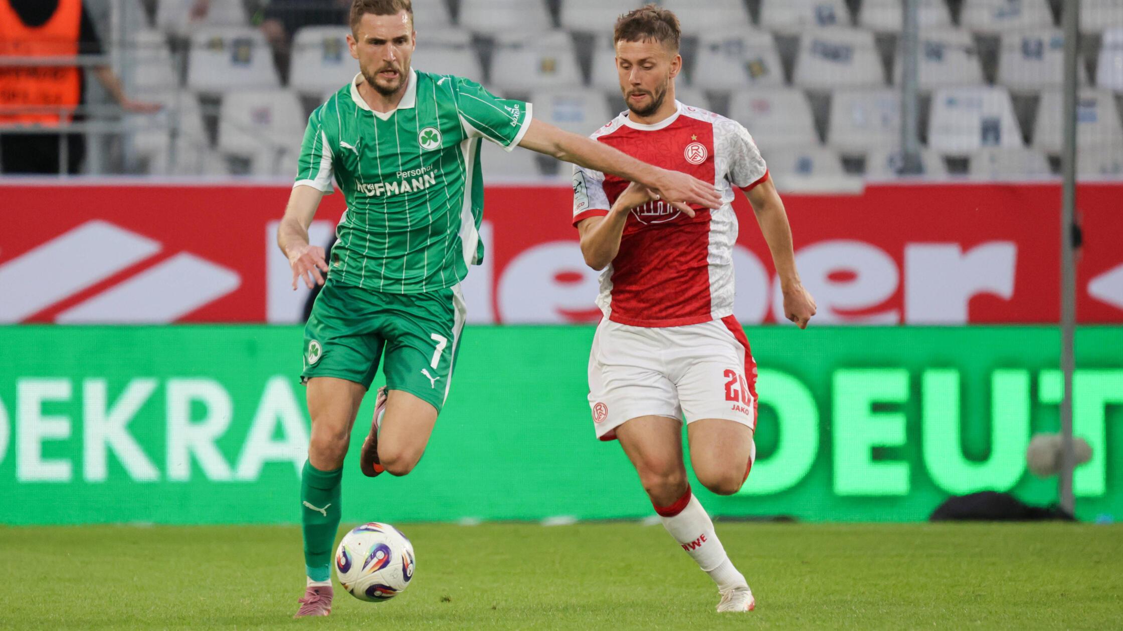 Freistoß trifft direkt ins Fürther Herz: Kleeblatt verliert Relegations-Hinspiel in Essen mit 0:1