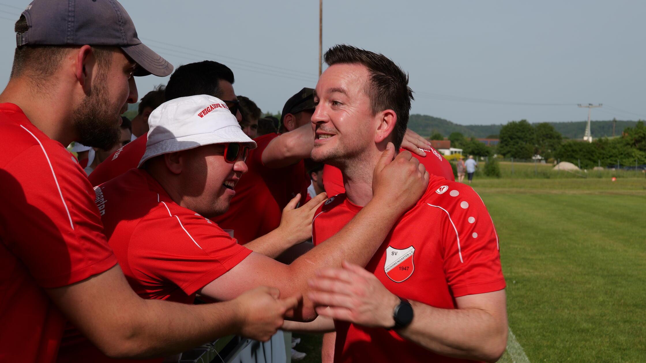 Großweingarten Haunstetten Relegation R. Fuchs