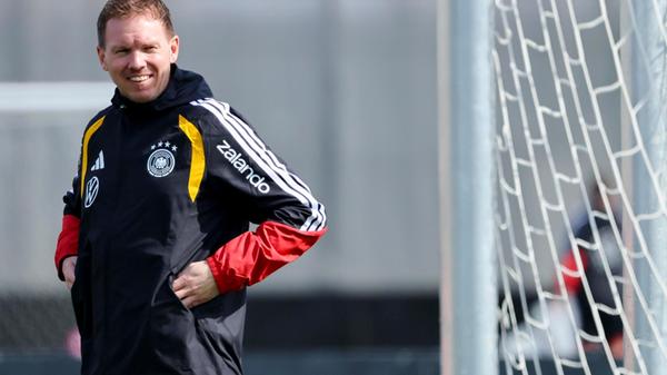 Training der deutschen Fussball Nationalmannschaft