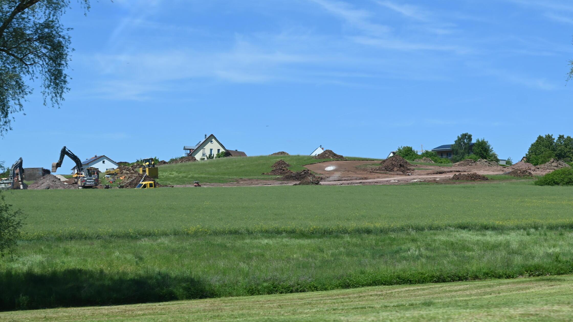Gunzenhausen Reutberg III Bauarbeiten