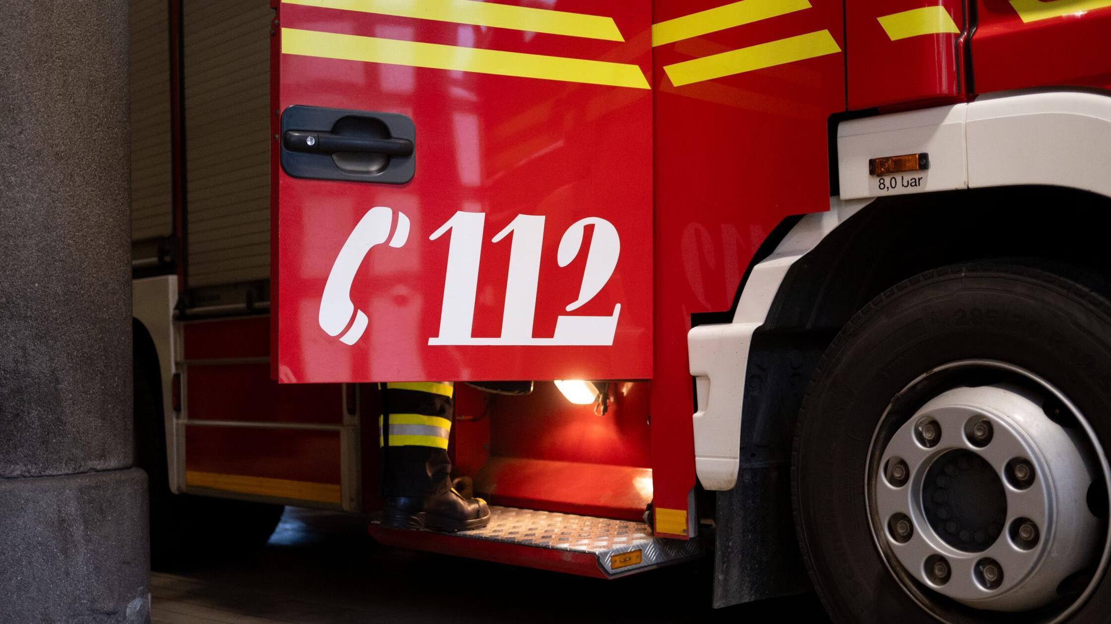 Ein Fahrzeug der Berufsfeuerwehr (zu dpa: «Wohnmob