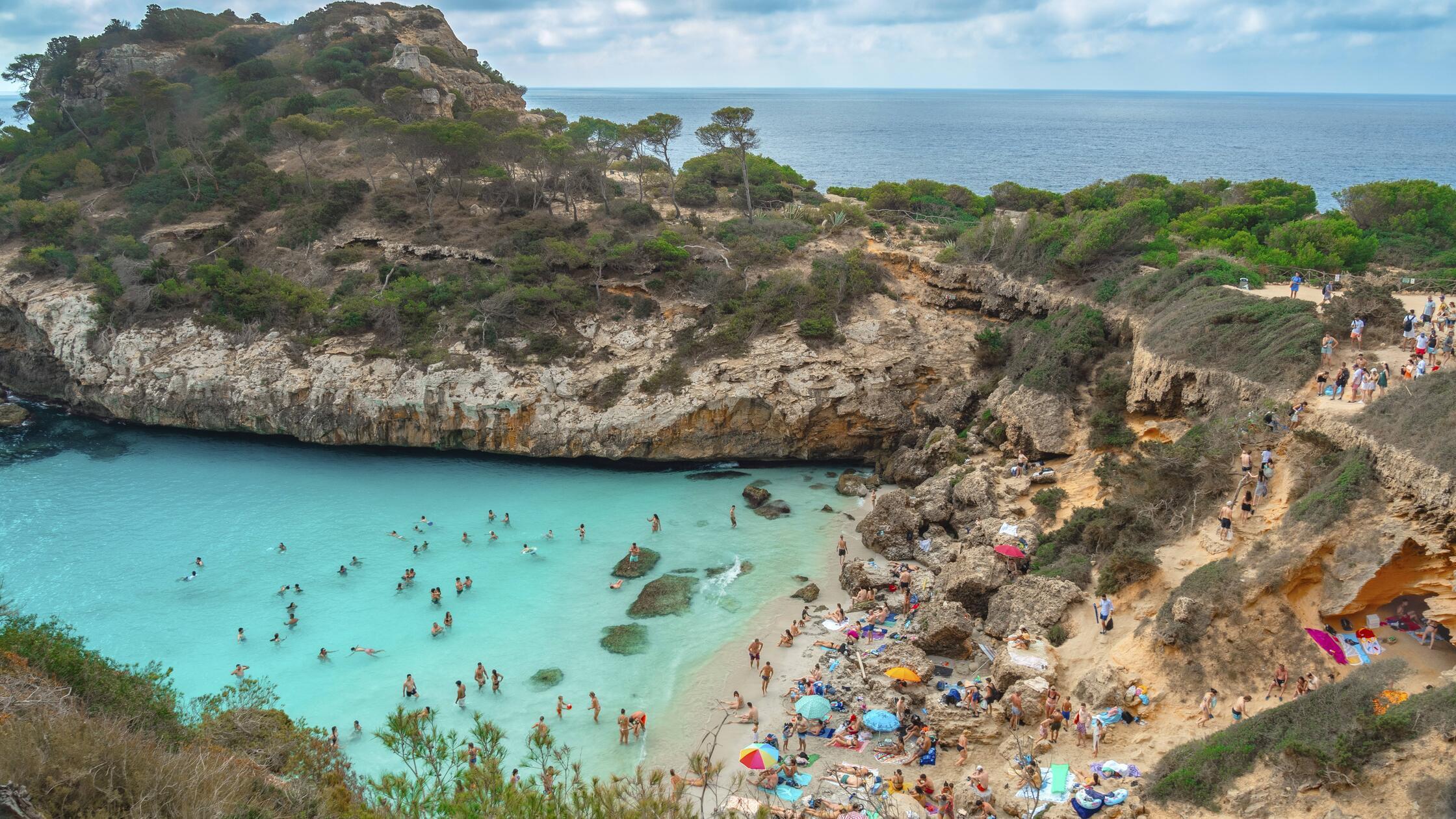 Cala Del Moro, Caló des Moro, Gemeinde Santayí, Mi