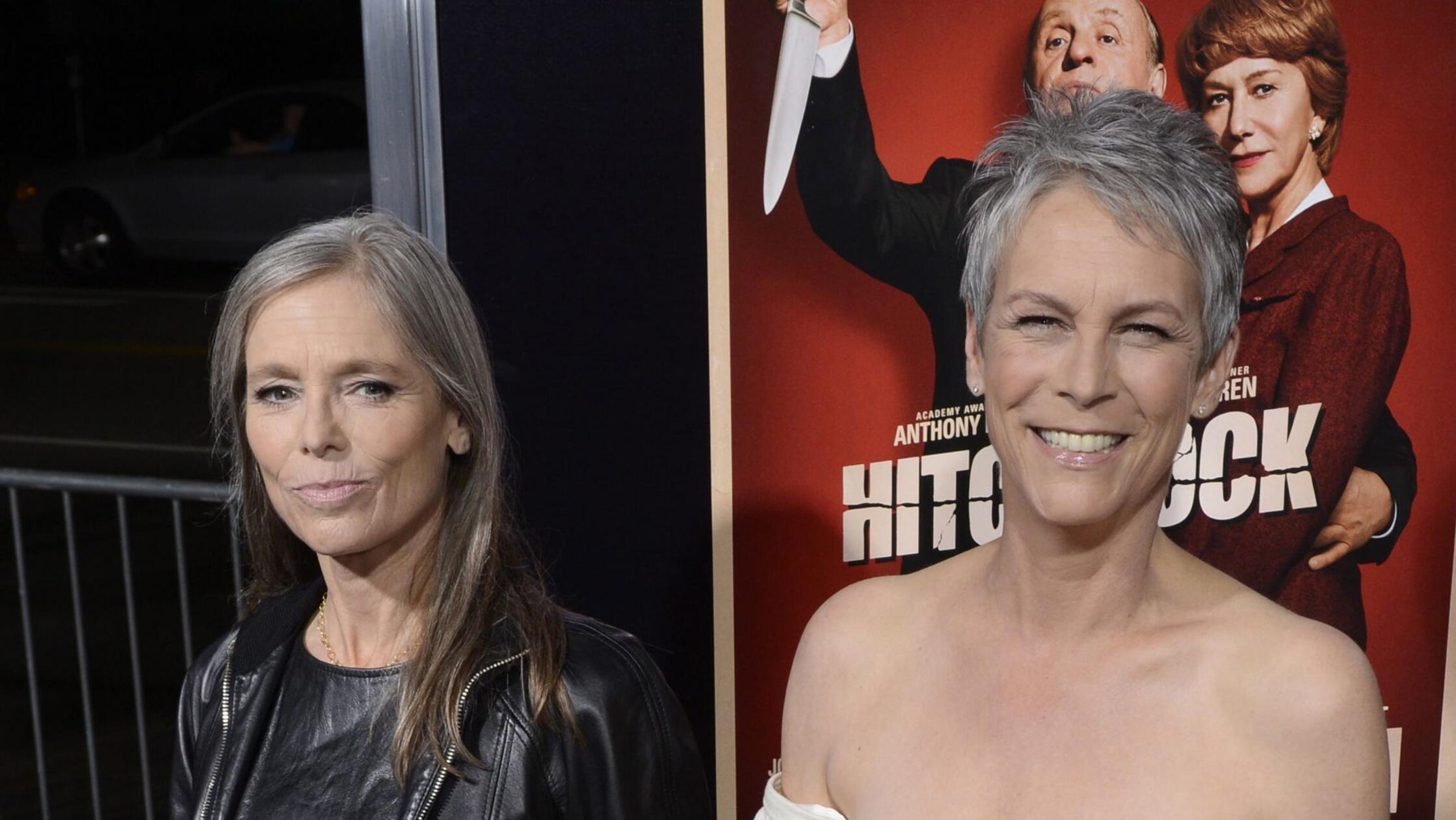 US-Schauspielerin Jamie Lee Curtis (R) und ihre Sc