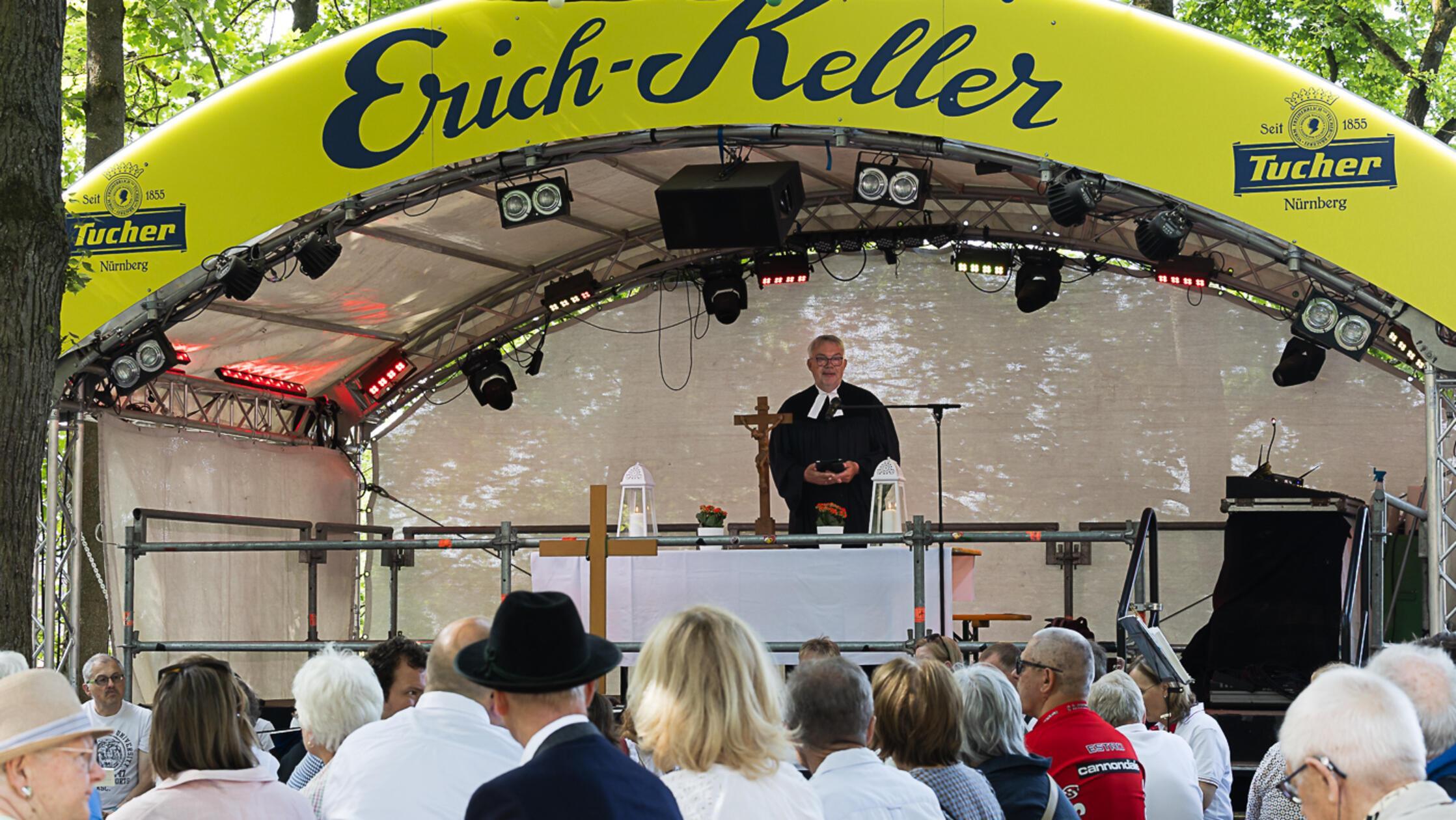 Berggottesdienst mit Pfarrer Dr. Peter Baumann.