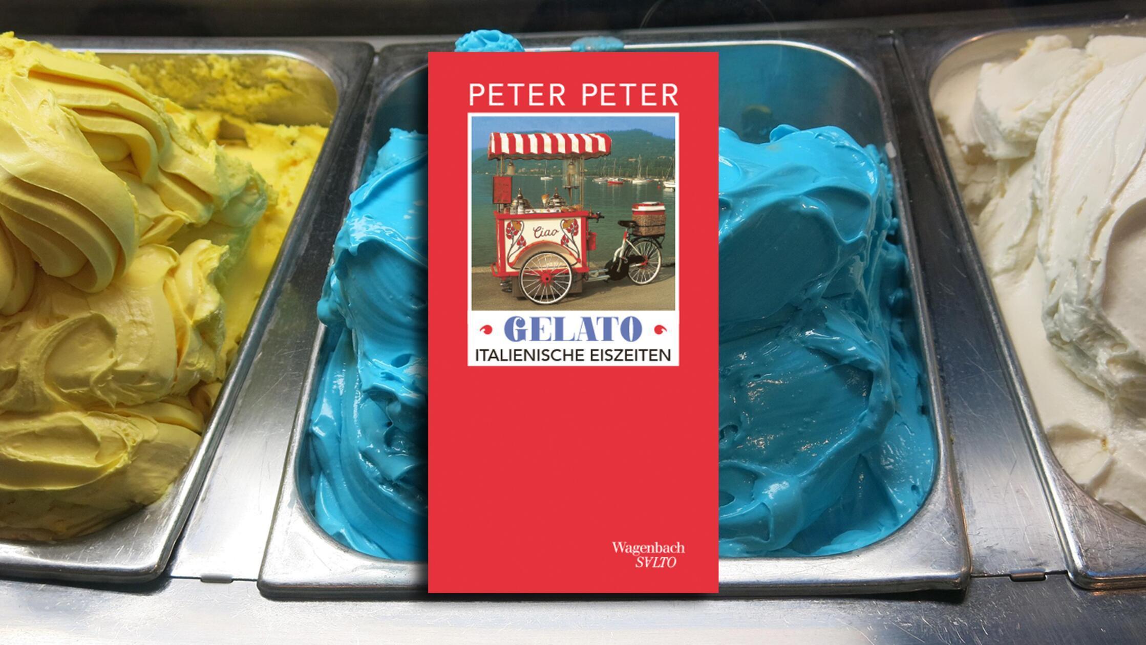 Nicht immer nur Schoko-Vanille, bitte! Wie wäre es mal mit Zitronensorbet, aber von Wacholder verfeinert? Oder - eine Spezialität aus Kampanien - mit Eis aus Büffeljoghurt? Der Münchner Autor Peter Peter kennt sich aus mit dem auch in Deutschland so geliebten "Gelato" aus Italien und weiß in seinem gleichnamigen Büchlein gewohnt anregend (den Appetit allemal!) davon zu erzählen. Eine ganze Kulturgeschichte steckt hier in jeder Kugel, von der Antike bis in die Gegenwart, und für die nächste Reise nach Süden sind ausführlich einige ausgesuchte Eisdielen empfohlen, die man als Leckermaul nicht verpassen sollte... Allein in Rom gibt es ja 1400. (Wagenbach, 24 Euro) Wolf Ebersberger