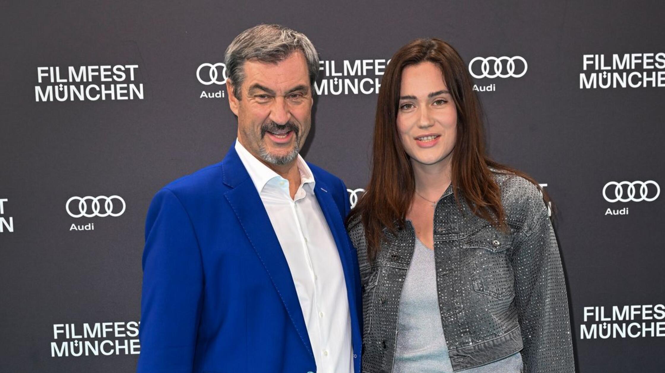  - Markus Söder und Gloria-Sophie Burkandt