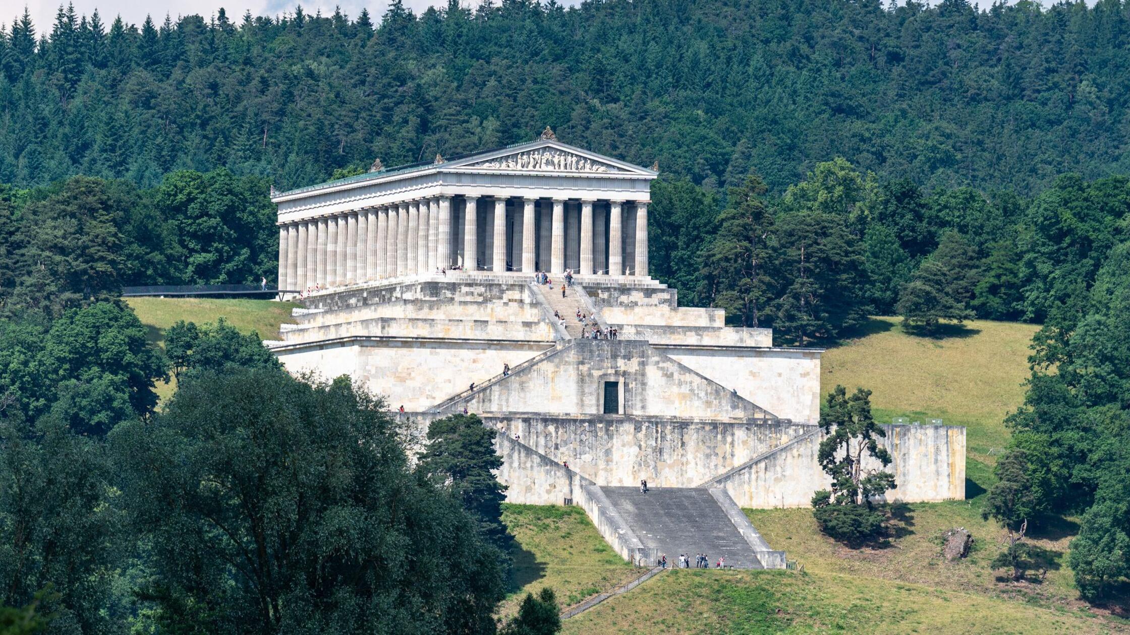 Die Walhalla nahe Regensburg. Nach dem tödlichen S