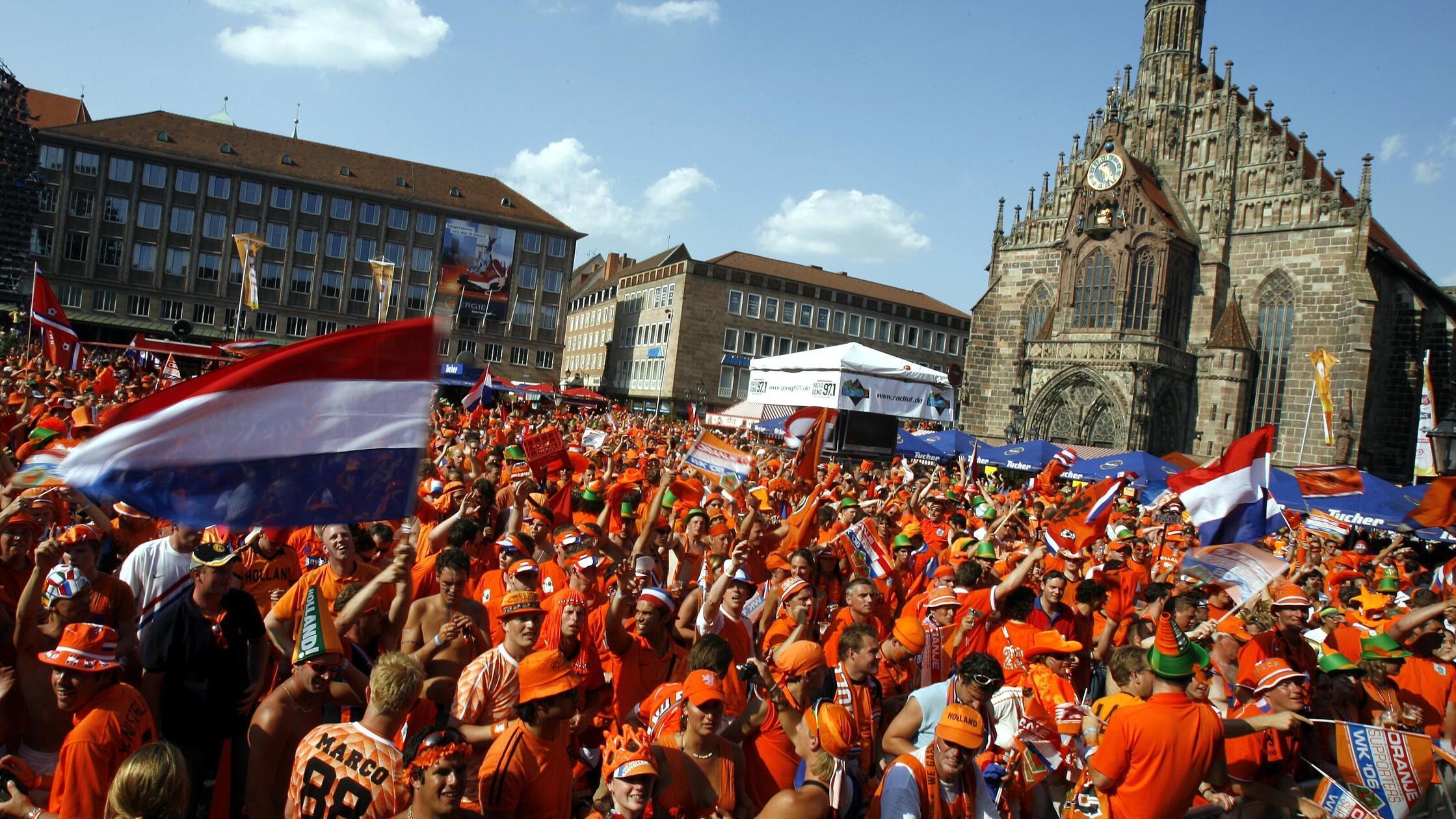 WM 2006 - Niederländische Fans in Nürnberg